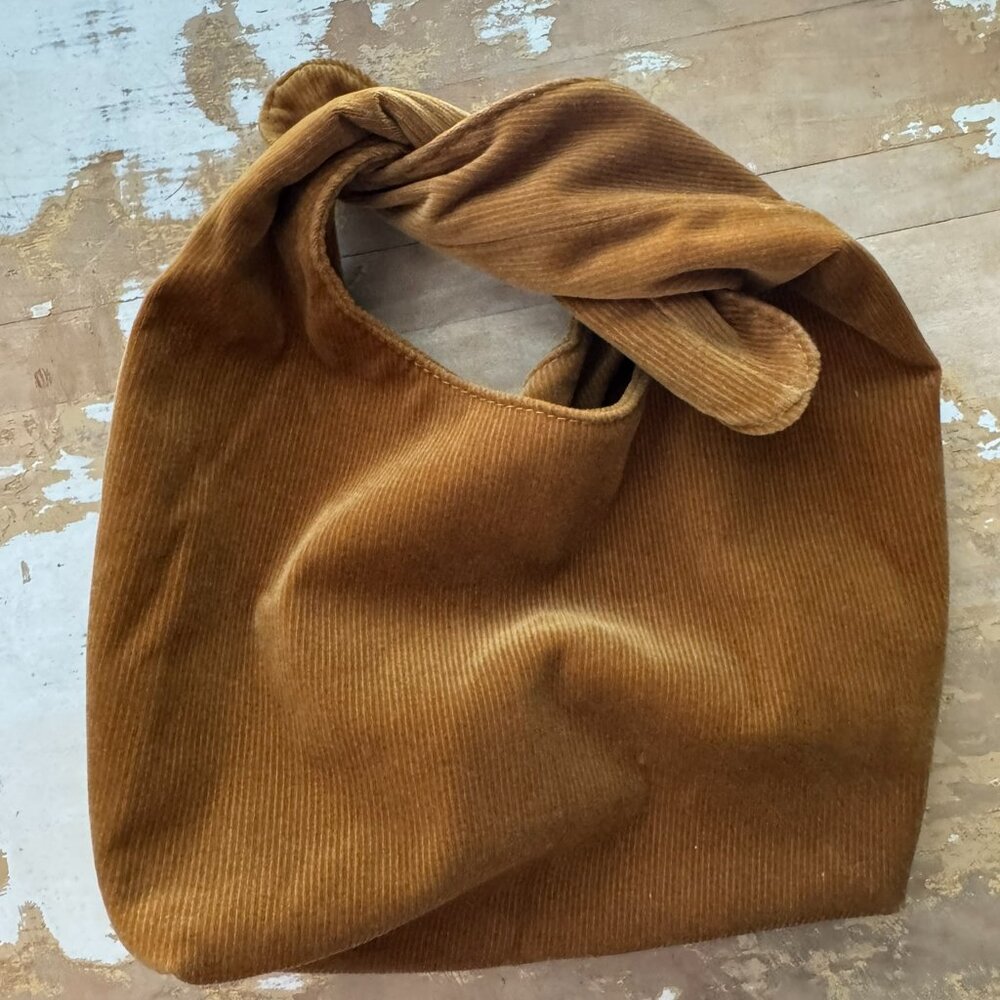 Merit Viral Camel Corduroy Makeup bag